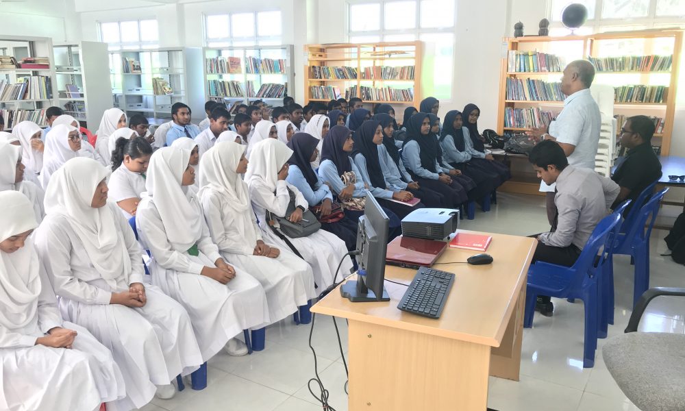 Awareness and carrier guidance sessions on renewable energy and energy efficiency for school students were conducted in all project islands prior to the project design.